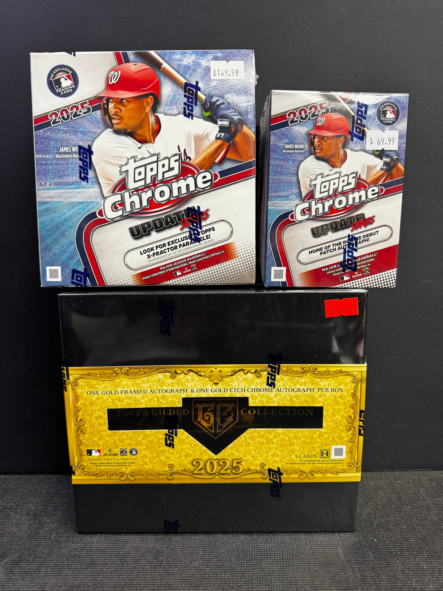 GB5138 MLB 3 BOX w/ 2025 TOPPS GILDED COLLECTION