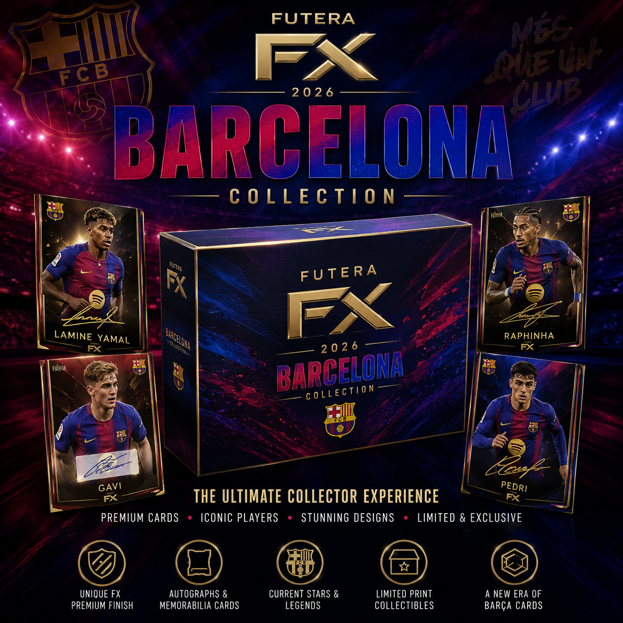 GB5380 SOCCER 2026 FUTERA FX BARCELONA PACK RANDOM #2