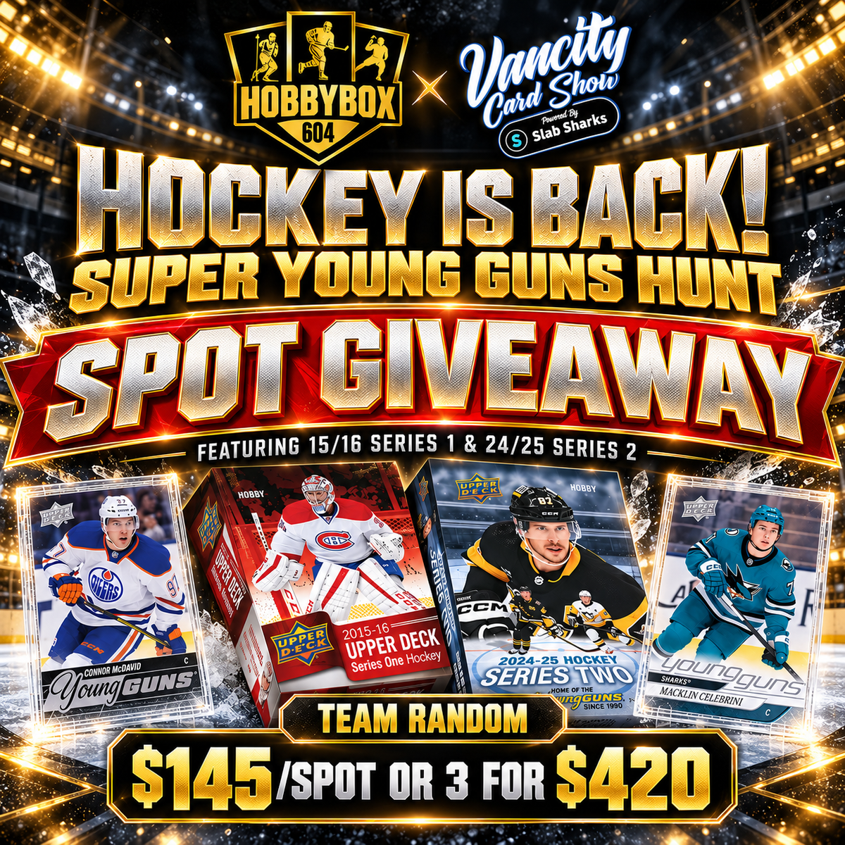 GB5527 NHL MINI YOUNG GUNS HUNT + 2 SPOT GIVEAWAY IN GB5501 SUPER YG HUNT