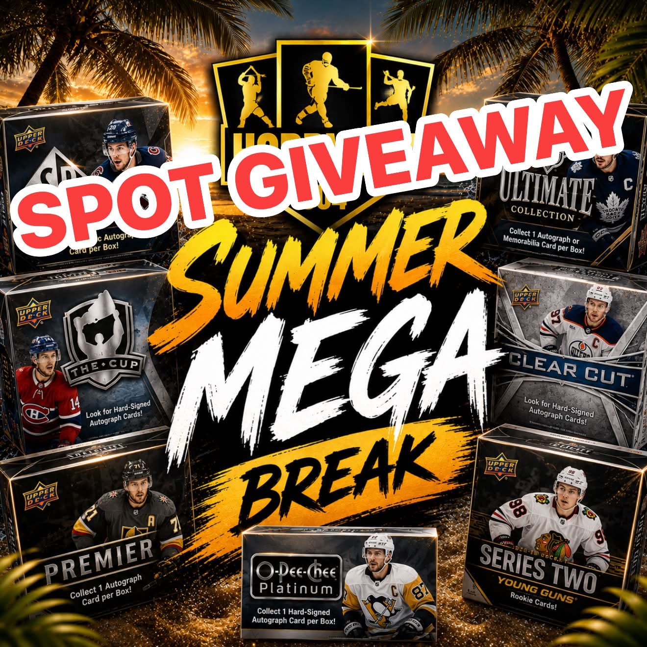 GB5414 NHL SUNDAY LATE NIGHT SPECIAL + $299 SPOT GIVEAWAY IN GB5500 SUPER BREAK 30 BOX MIXER