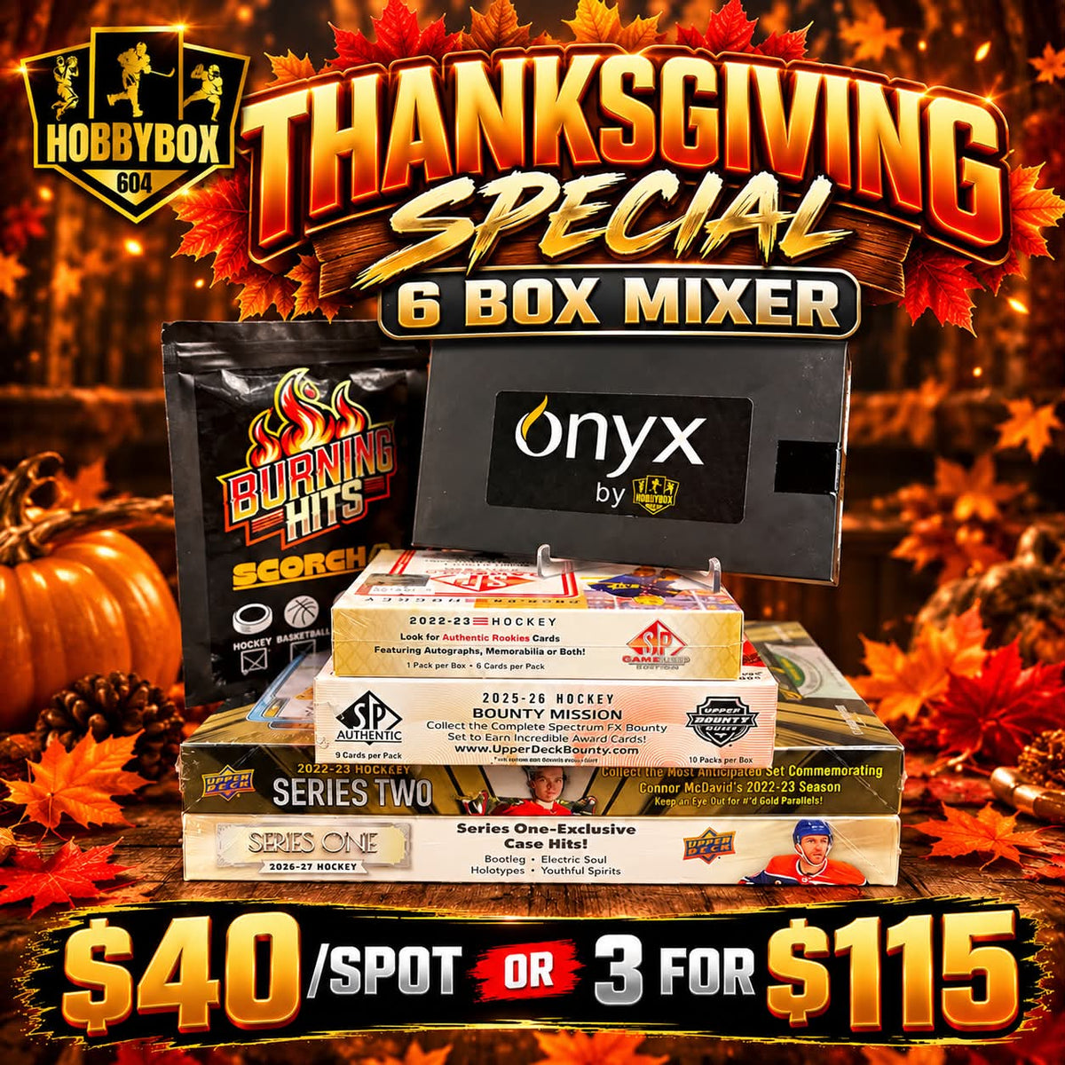 GB5520 NHL THANKSGIVING SPECIAL 6 BOX MIXER