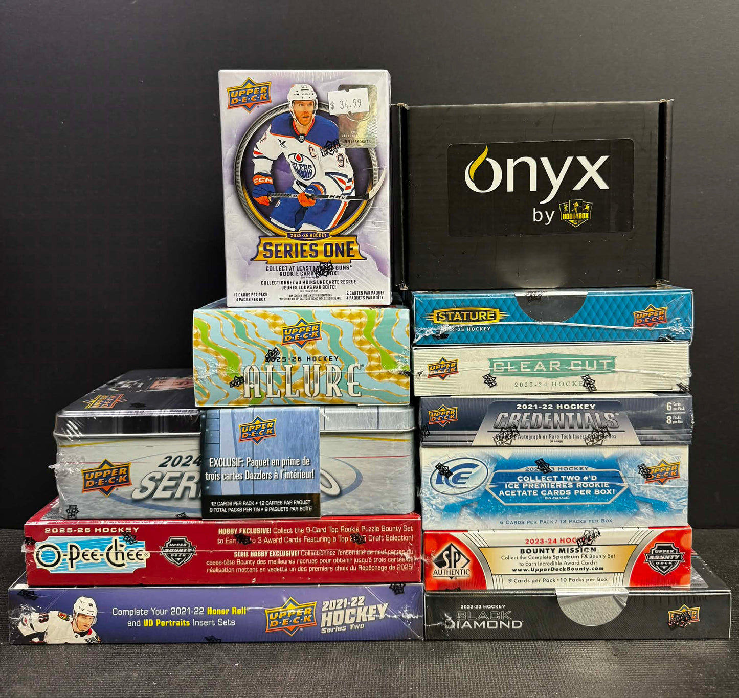 GB5041 NHL SUNDAY DOZEN 12 BOX MIXER w/ ONYX SERIES 3 MOD. PYT