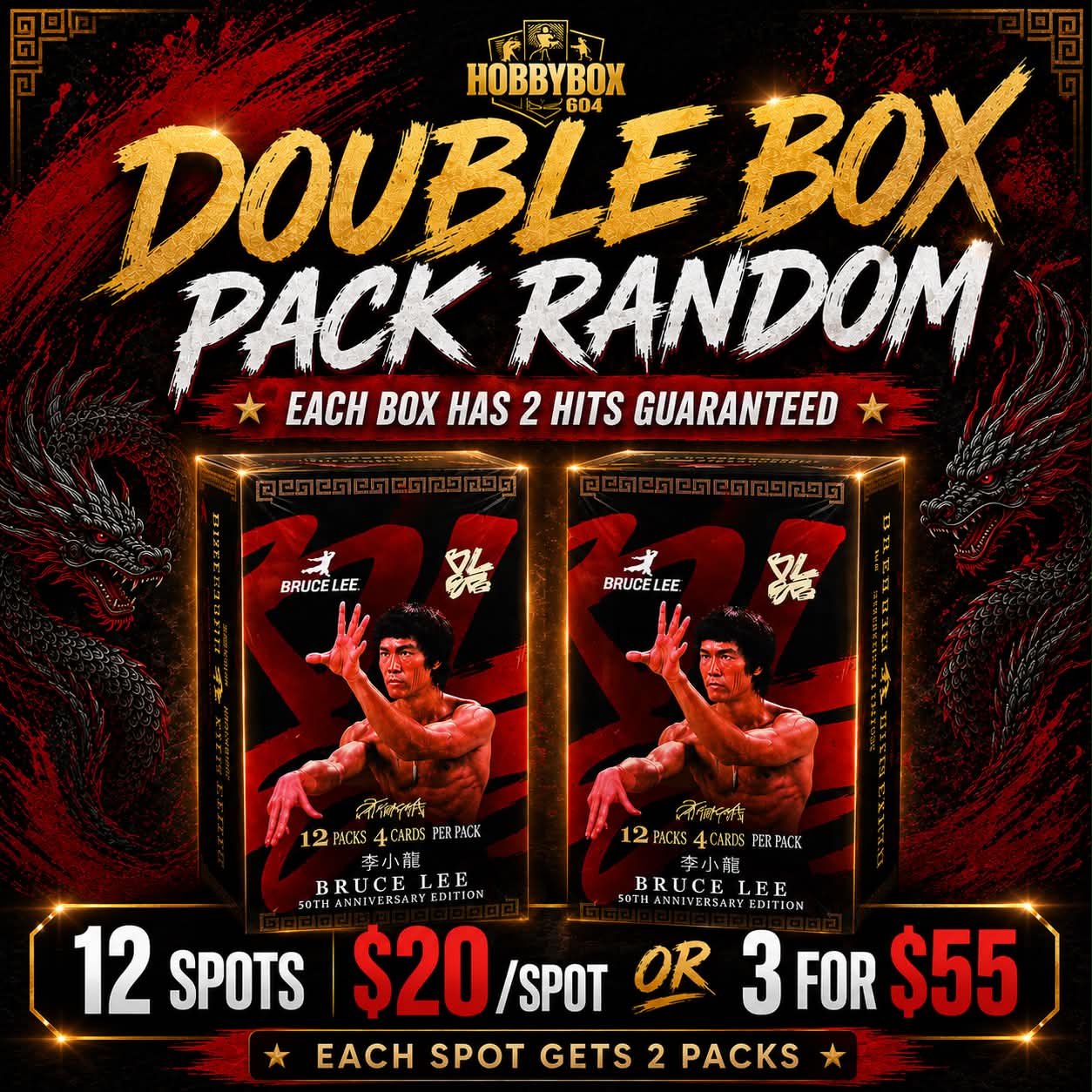 GB5409 2026 BRUCE LEE 85th ANNIVERSARY DOUBLE BOX