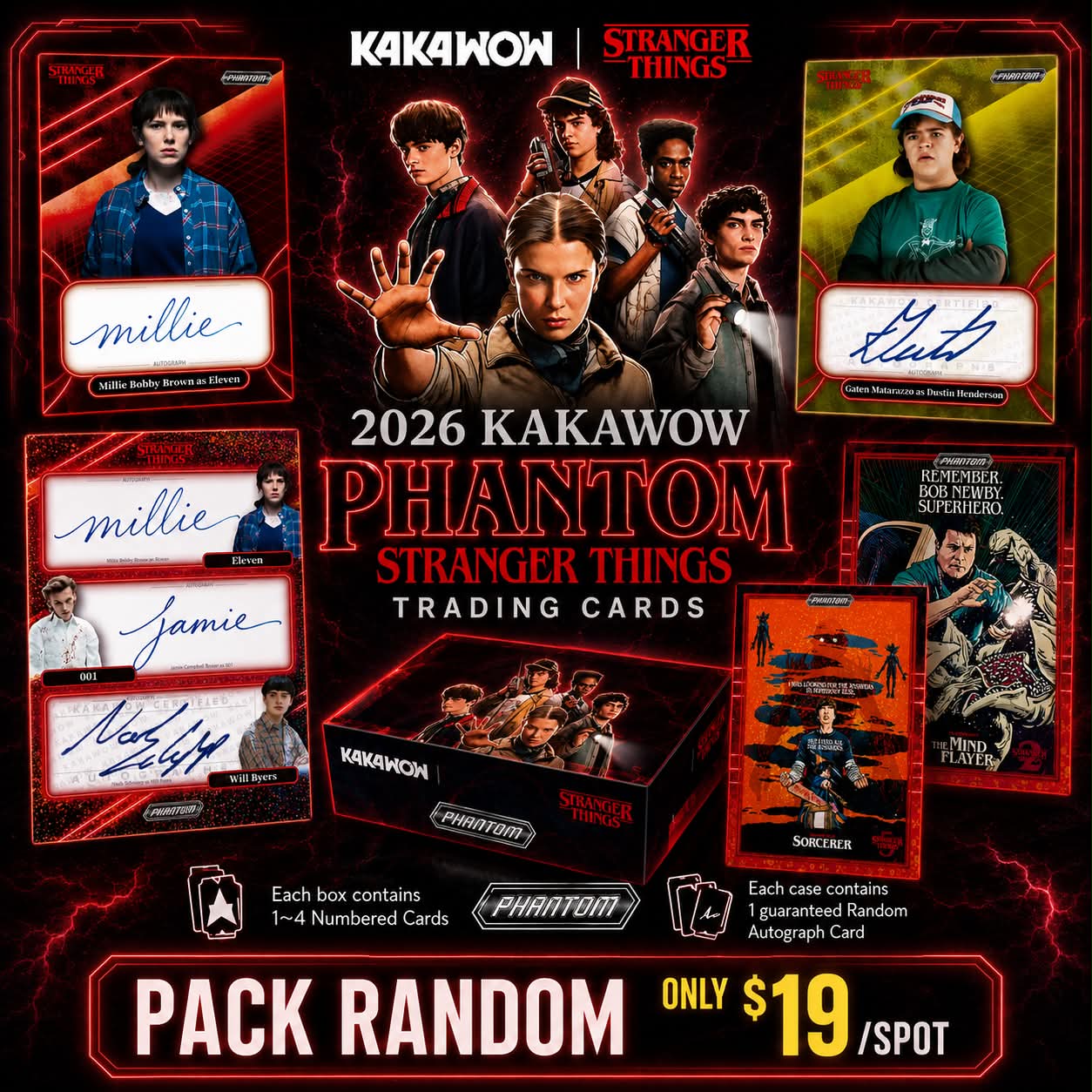 GB5427 ENTERTAIMENT 2026 KAKAWOW STRANGER THINGS PACK RANDOM #2