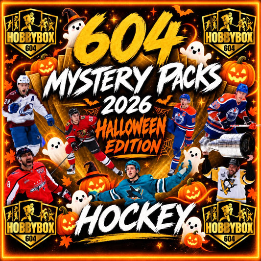 604 100th HOCKEY MYSTERY PACKS " 2026 HALLOWEEN EDITION "
