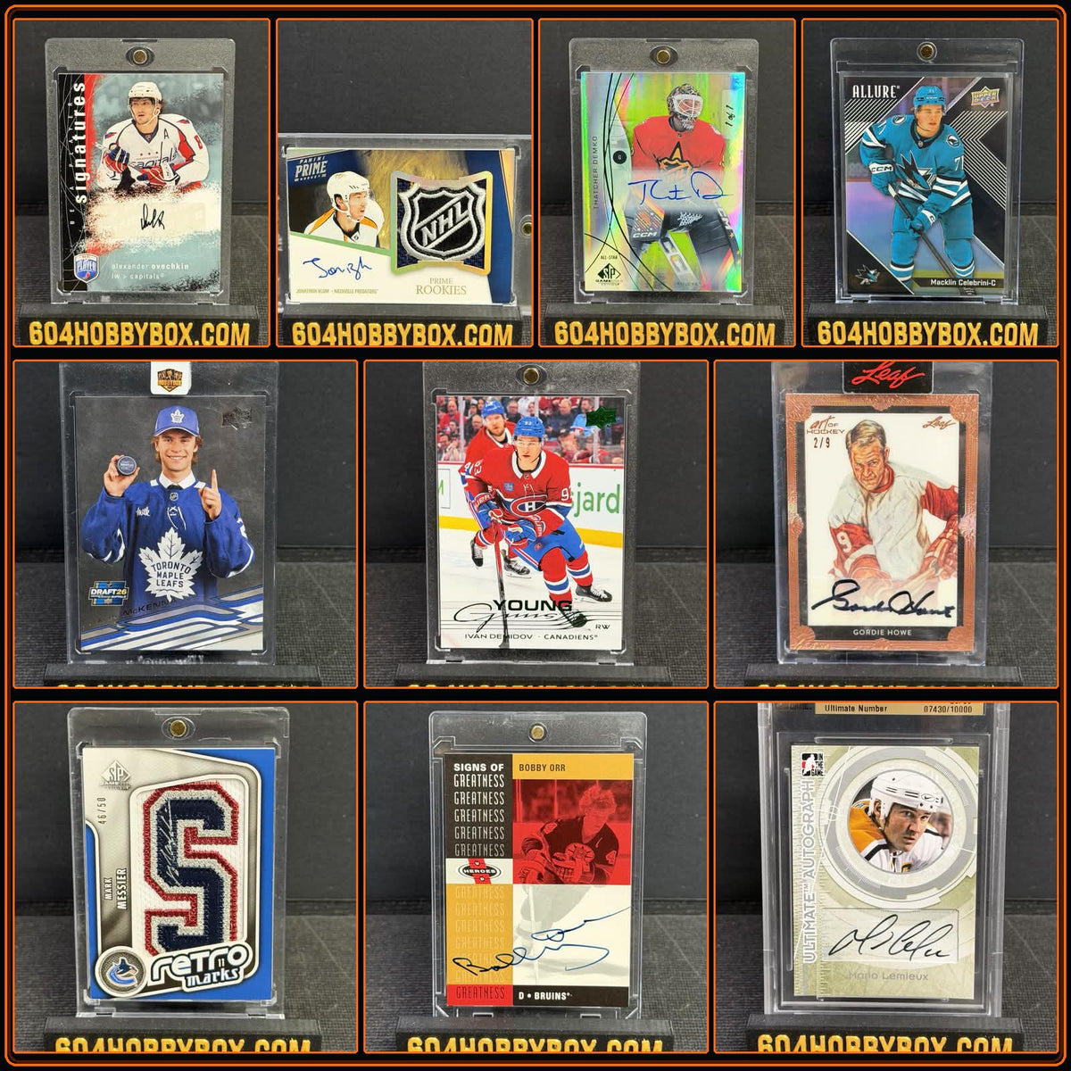 604 100th HOCKEY MYSTERY PACKS " 2026 HALLOWEEN EDITION "
