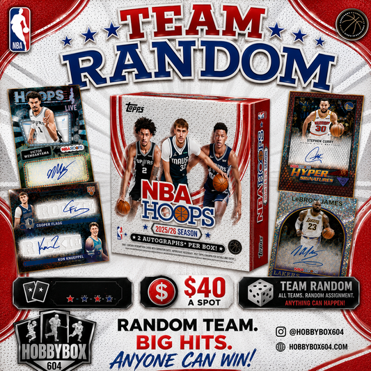 GB5258 NBA 25/26 TOPPS HOOPS TEAM RANDOM