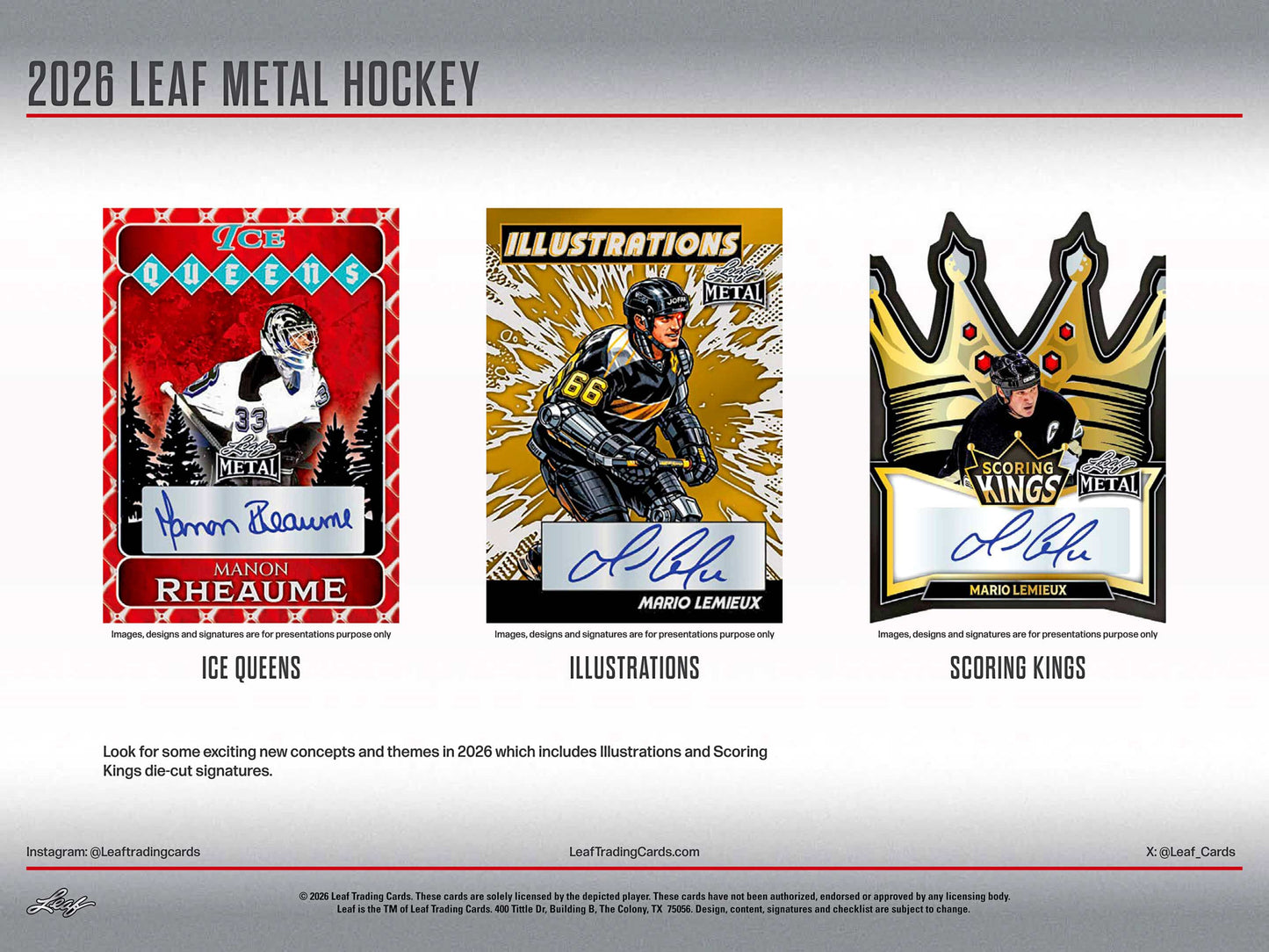 GB5294 NHL TGIF $20 SPECIAL w/ 2026 LEAF METAL