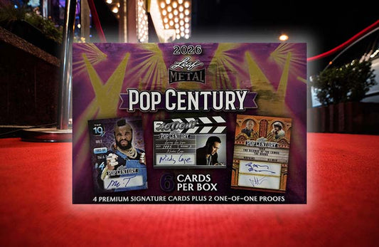 GB5199 ENTERTAINMENT 2026 LEAF POP CENTURY + SLIDESHOW TRIPLE BOX HIT RANDOM