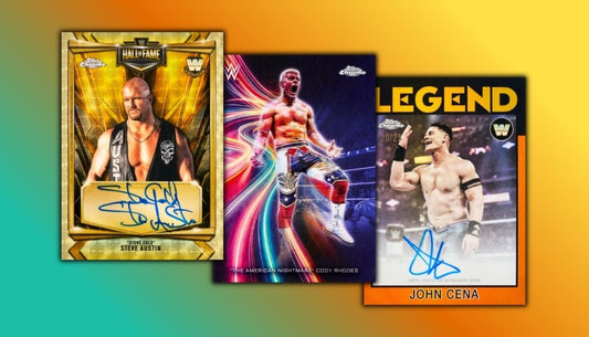 GB5243 WRESTLING 2026 TOPPS CHROME WWE QUAD BOX