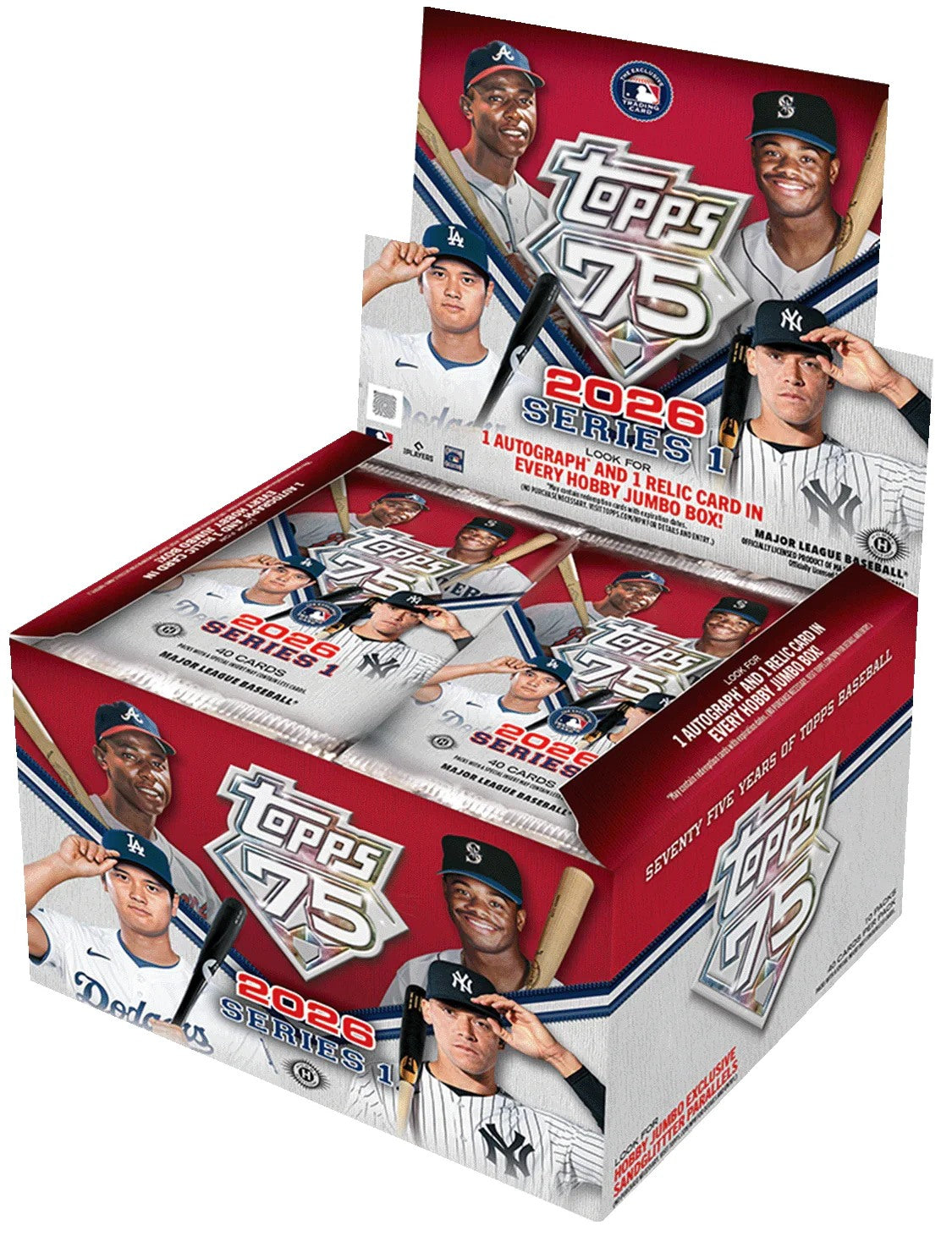 GB5096 MLB 2026 TOPPS SERIES 1 JUMBO HOBBY (LAST ONE)