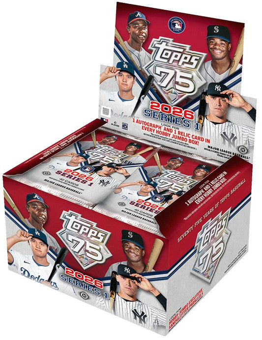 GB5096 MLB 2026 TOPPS SERIES 1 JUMBO HOBBY (LAST ONE)