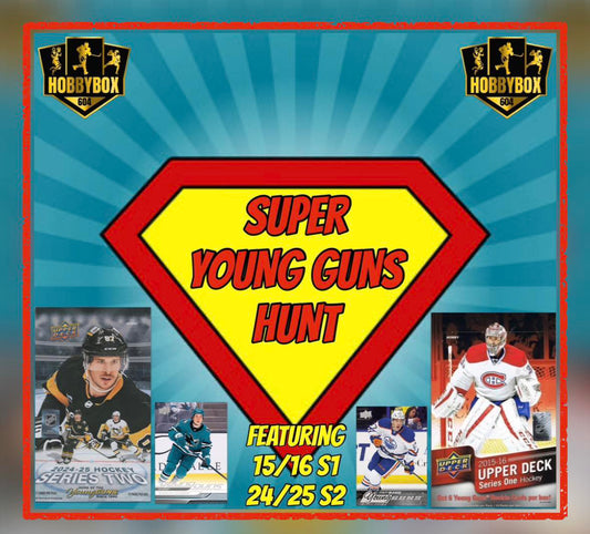 GB5115 NHL SUPER YOUNG GUNS HUNT 12 BOX w/15-16 SERIES 1