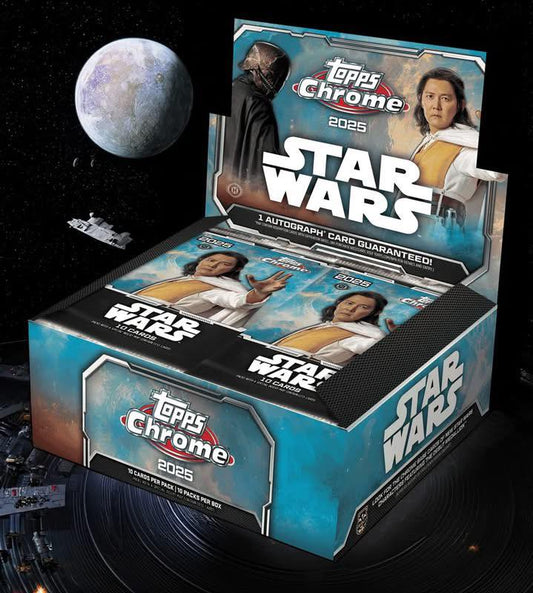 GB5256 2025 TOPPS CHROME STARWARS PACK RANDOM