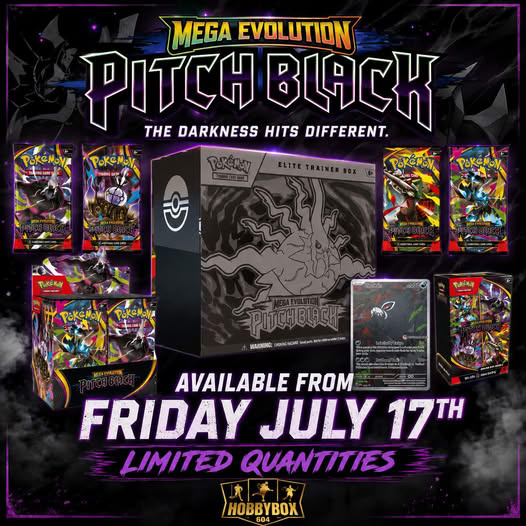 ALL POKEMON PITCH BLACK ON SALE!