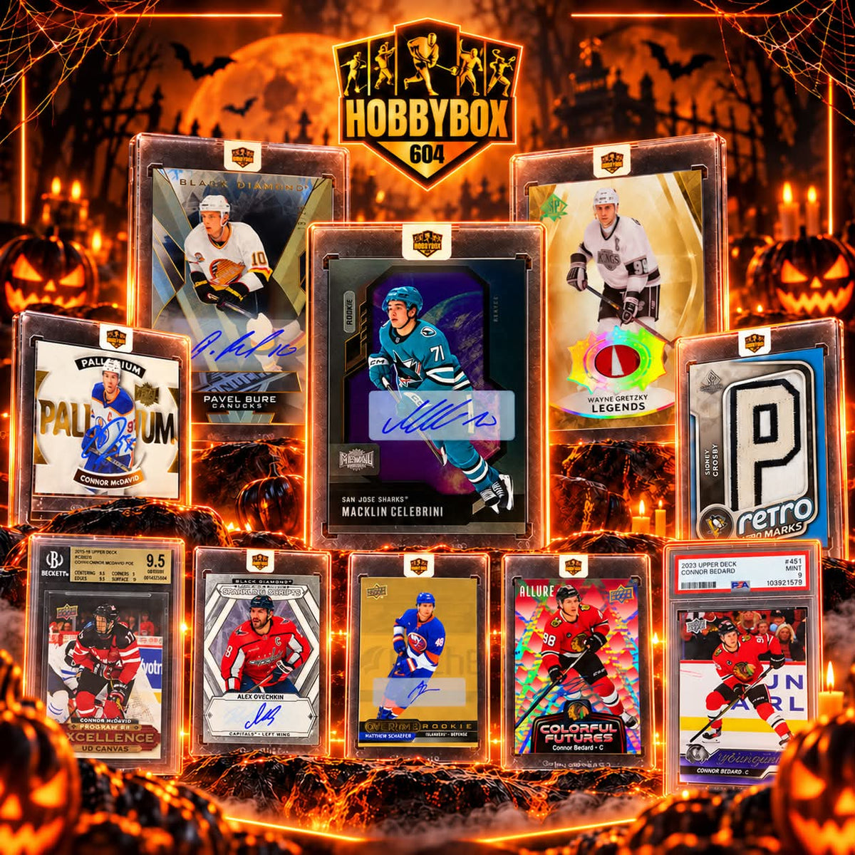 604 100th HOCKEY MYSTERY PACKS " 2026 HALLOWEEN EDITION "