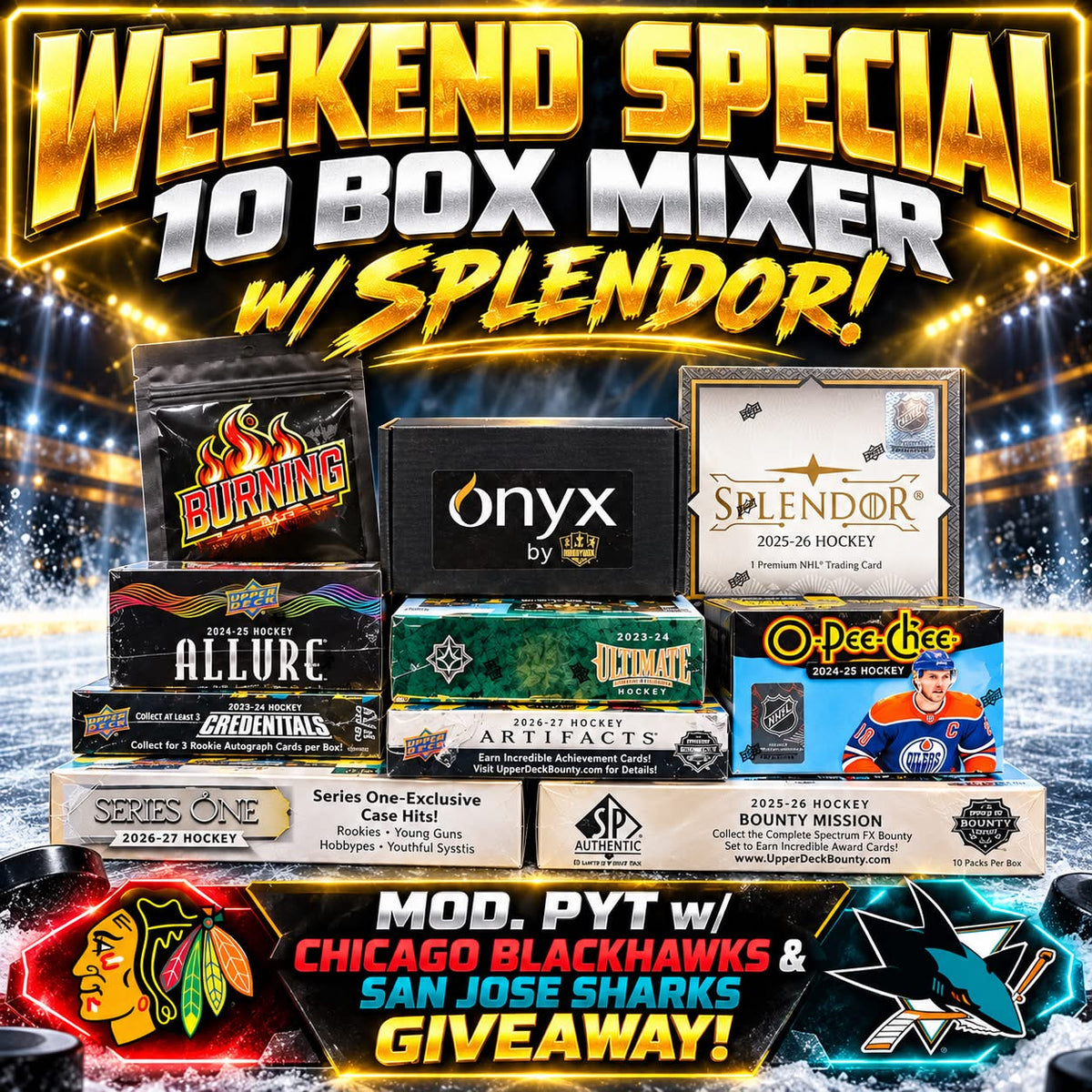 GB5535 NHL THE WEEKEND SPECIAL 10 BOX MIXER w/ SPLENDOR