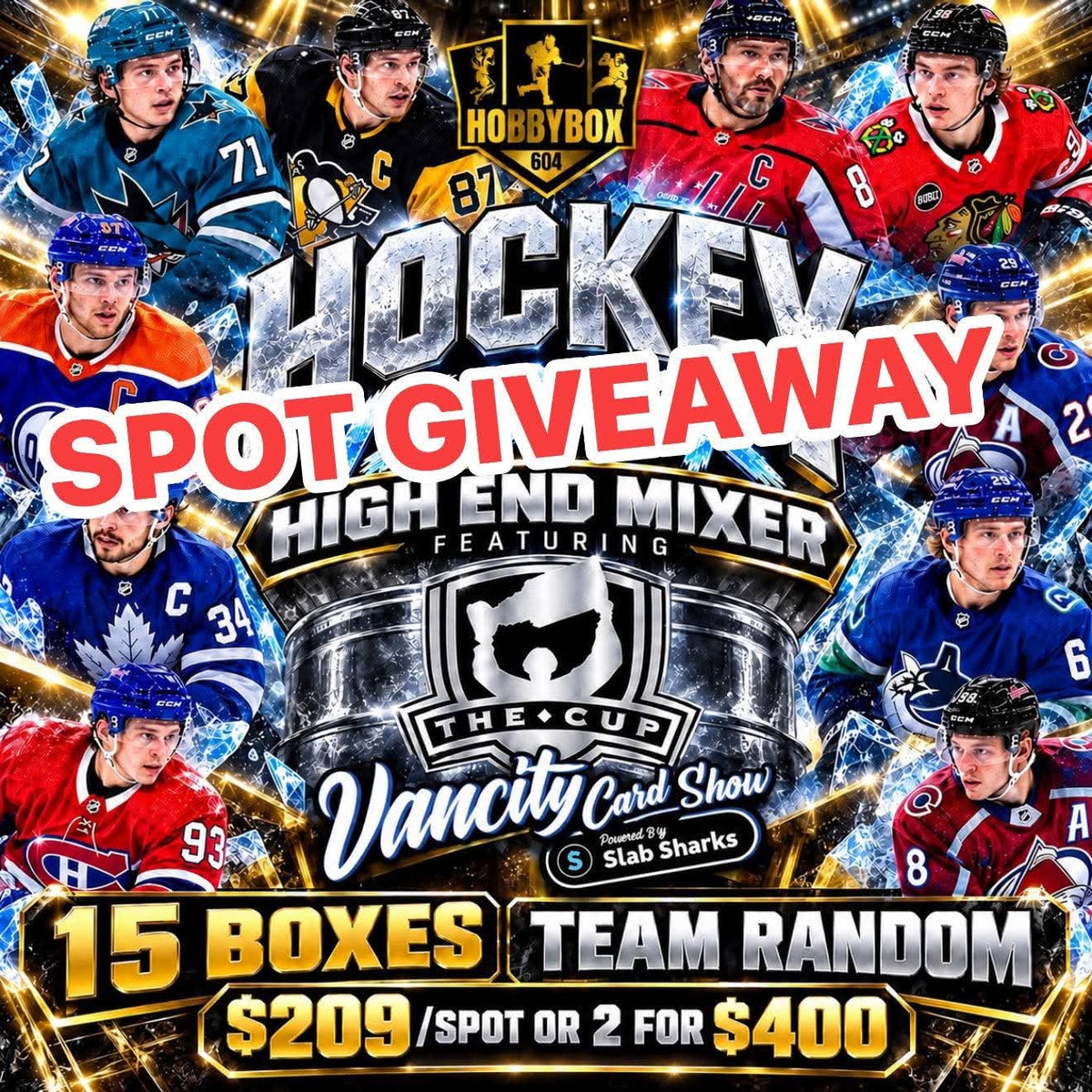 GB5528 NHL LATE NIGHT SPECIAL + $209 SPOT GIVEAWAY IN GB5515 HIGH END MIXER