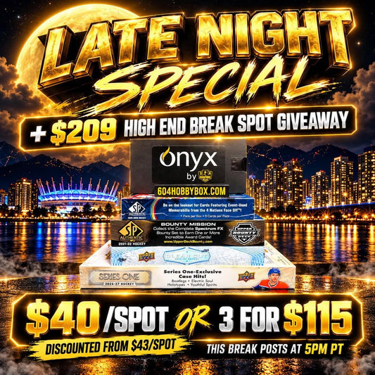 GB5516 NHL LATE NIGHT SPECIAL + $209 SPOT GIVEAWAY IN GB5515 HIGH END MIXER