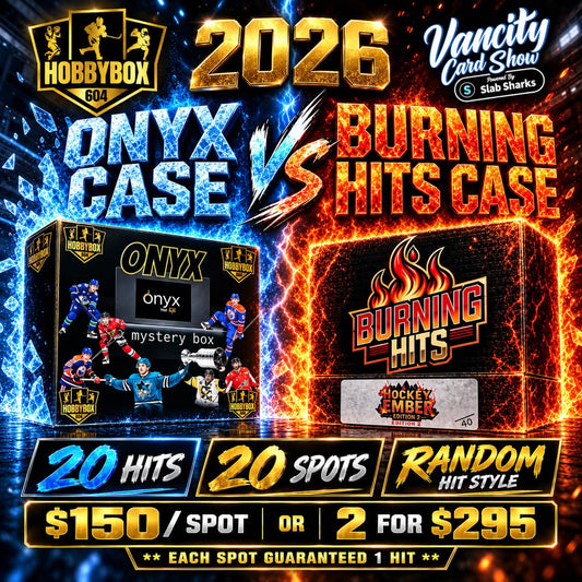GB5497 NHL 2026 ONYX CASE vs BURNING HITS CASE HIT RANDOM