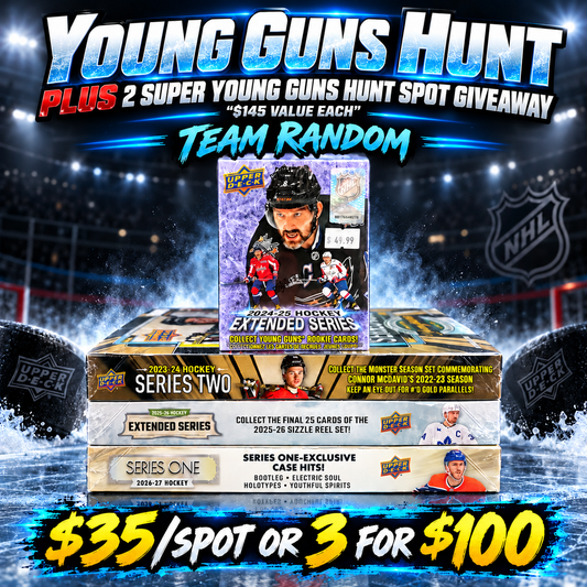 GB5527 NHL MINI YOUNG GUNS HUNT + 2 SPOT GIVEAWAY IN GB5501 SUPER YG HUNT