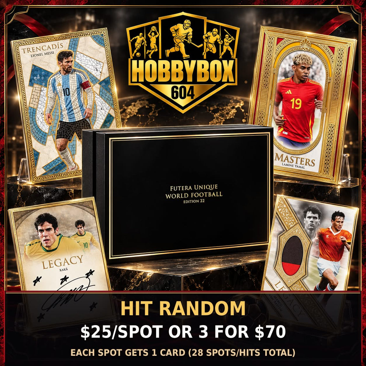 GB5526 SOCCER 2026 FUTERA UNIQUE WORLD SERIES 22 HIT RANDOM