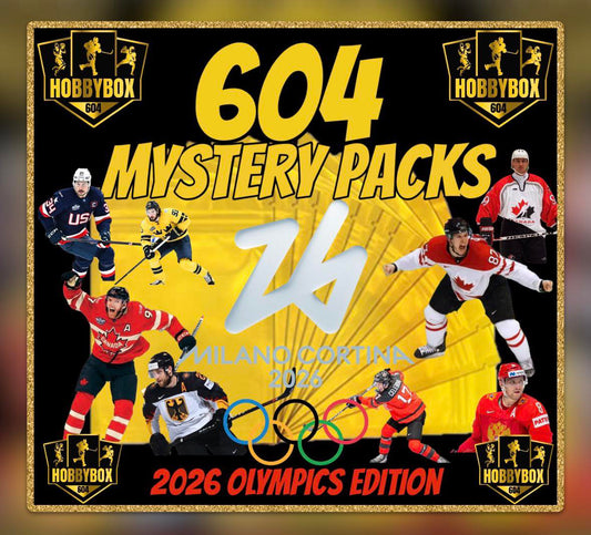 604 MYSTERY PACKS HOCKEY " 2026 OLYMPICS EDITION "