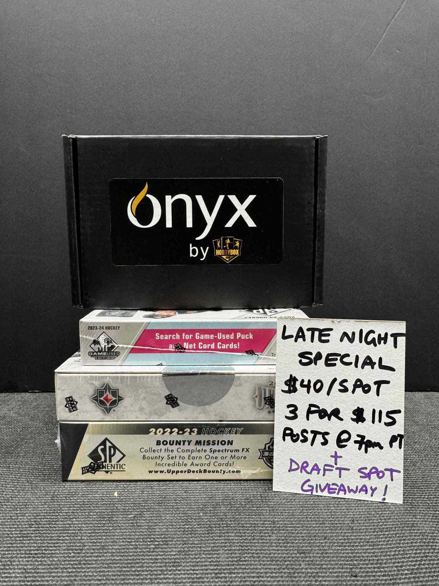 SPECIAL MIXER w/ONYX + $140 HIT DRAFT SPOT GIVEAWAY