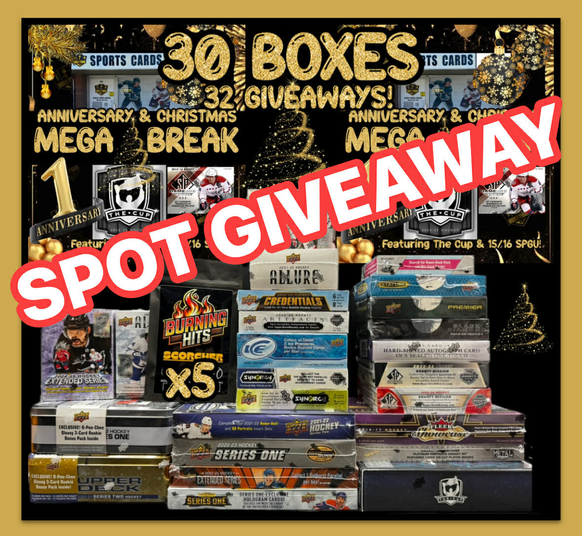 NHL YOUNG GUNS HUNT + $260 MEGA BREAK SPOT GIVEAWAY!