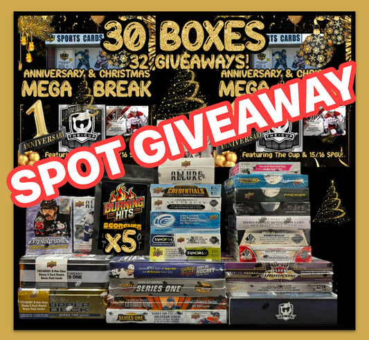 NHL YOUNG GUNS HUNT + $260 MEGA BREAK SPOT GIVEAWAY!