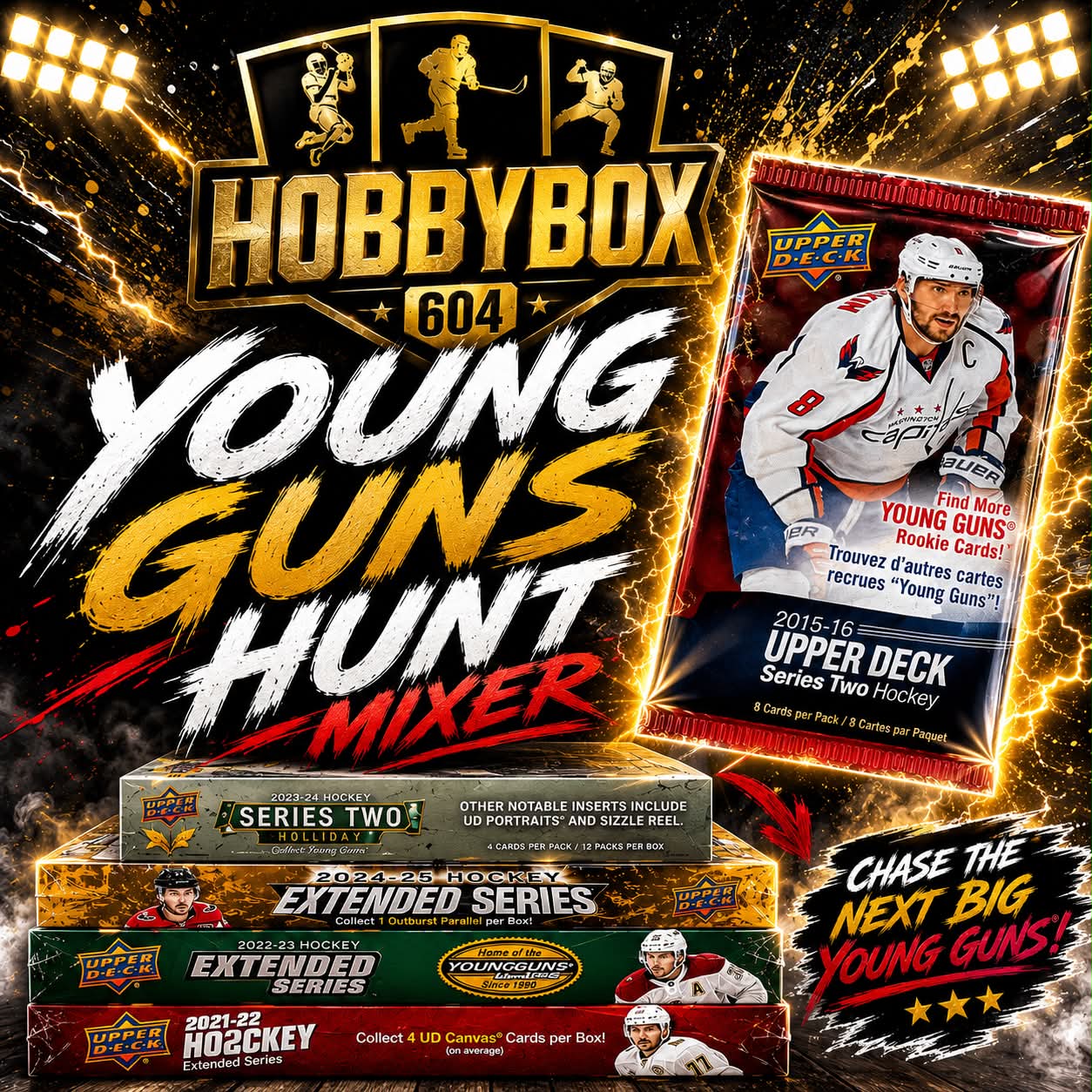 GB5278 NHL YG HUNT 6 BOX + $299 GB5252 HIGH END MIXER SPOT GIVEAWAY