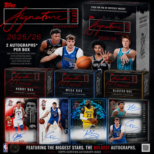 GB5290 NBA 25/26 TOPPS SIGNATURE CLASS SERIES 3 BOX