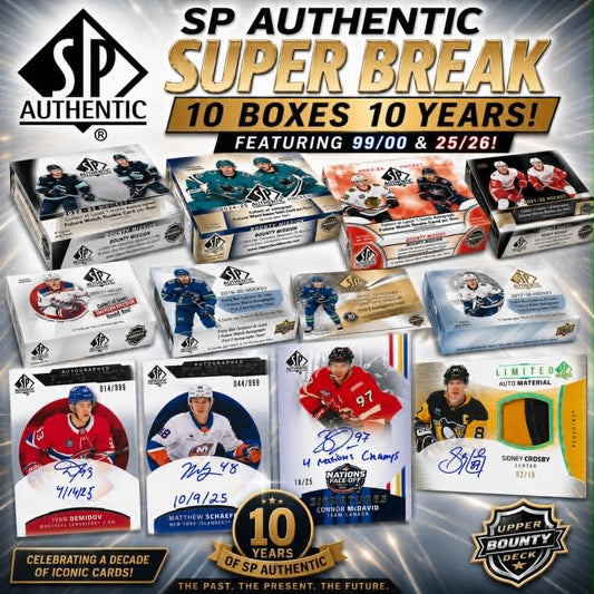 GB5300 NHL SUPER SP AUTHENTIC 10 BOX 10 YEAR MIXER