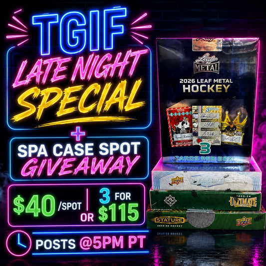 GB5313 NHL LATE NIGHT SPECIAL + SPOT GIVEAWAY IN GB5315 SPA 8 BOX CASE