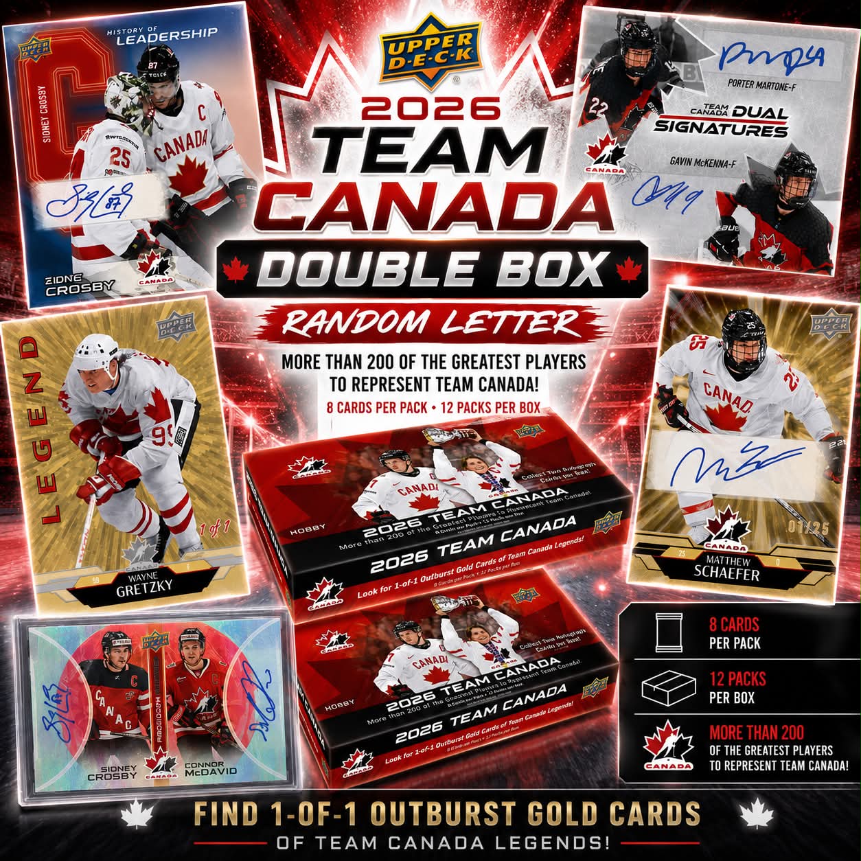 GB5432 HOCKEY 2026 TEAM CANADA DOUBLE BOX #3