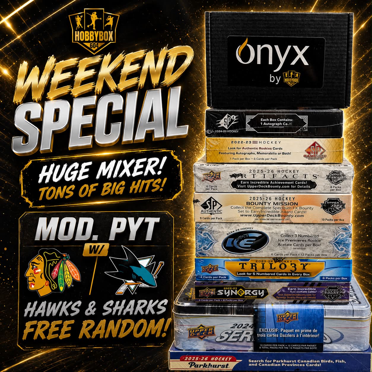 GB5390 NHL THE WEEKEND SPECIAL 10 BOX MIXER