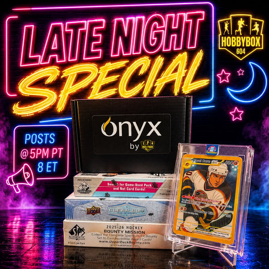 GB5387 NHL TGIF LATE NIGHT 4 BOX SPECIAL w/ ONYX SERIES 5