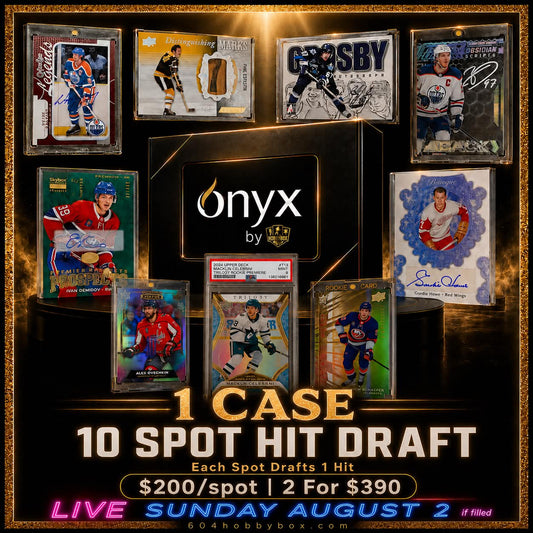 GB5395 NHL 2026 ONYX SERIES 5 CASE "HIT DRAFT"