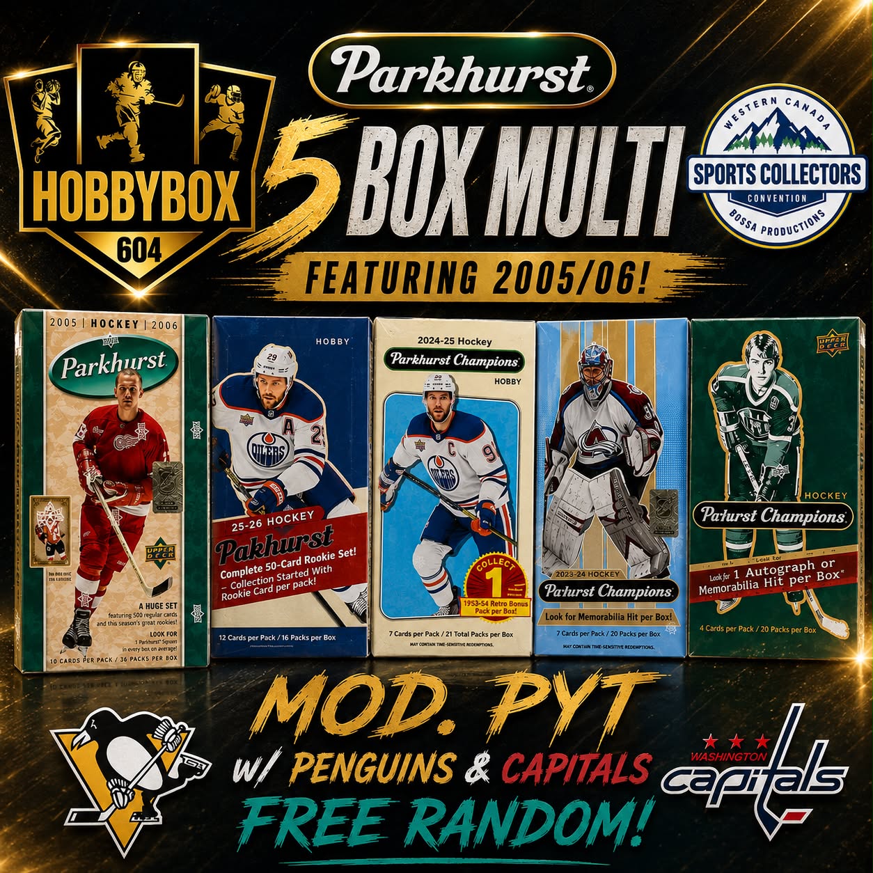 GB5429 NHL UD PARKHURST CHAMPIONS MULTI w/ 05-06 BOX!