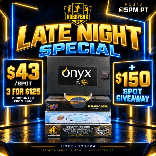 GB5447 TGIF LATE NIGHT SPECIAL + $150 SPOT GIVEAWAY IN GB5424 MULTI SPORT HIT RANDOM